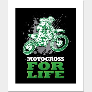 Motocross For Life Posters and Art